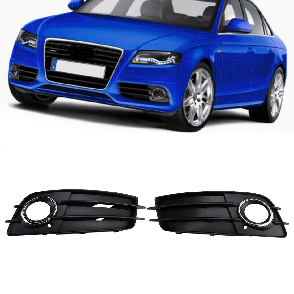 2008-2012 Audi A4 B8 S-Line S4 ペア カーフォグランプグリルカバー 左&amp;右