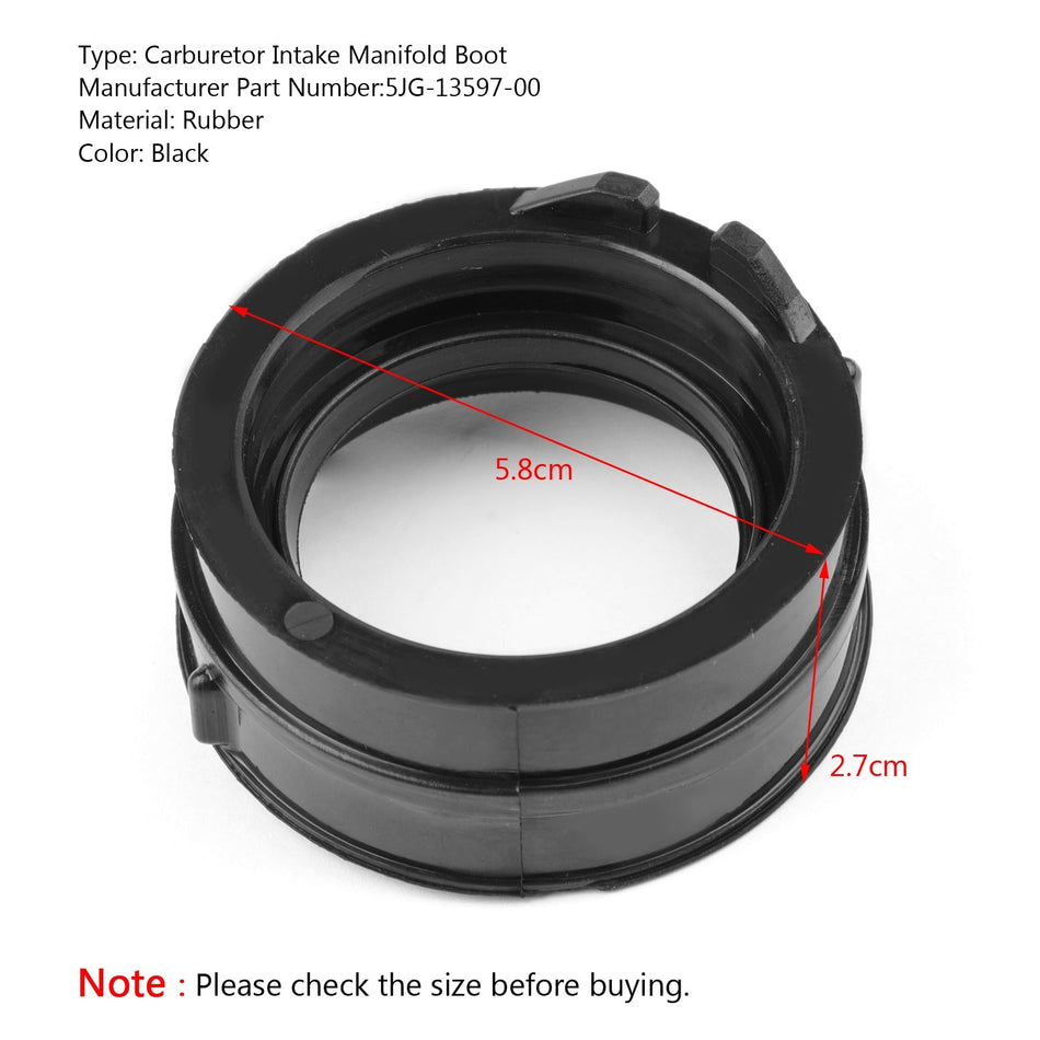 キャブレターホルダー インテークマニホールドブーツ ヤマハ YZ426F WR400F 2000-2002 WR426F 汎用