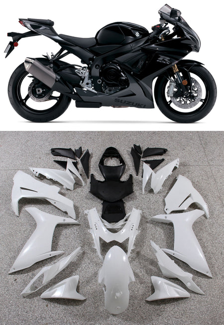 Generic Fit For Suzuki GSXR 600/750 (2011-2014) K11 Bodywork Fairing ABS Injection Molded Set 17 Style