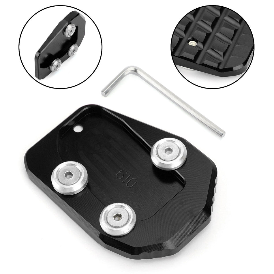 CNC サイドキックスタンド スタンド延長プレート ヤマハ MT-09 MT09 2013-2016 汎用