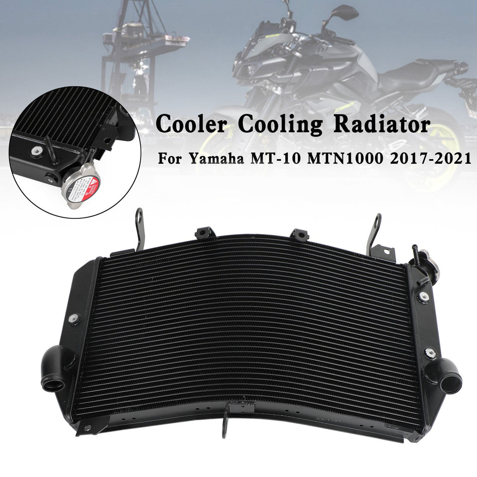 ヤマハ FZ10 MT-10 MTN1000 2016-2021 用ラジエーター冷却クーラー