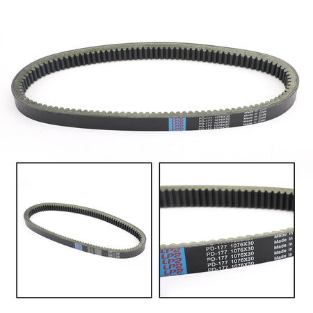 Drive Belt 1076OC x 30W For ARGO ATV PART 127-137HD XTI, HDI & AVENGER 8X8 04-18