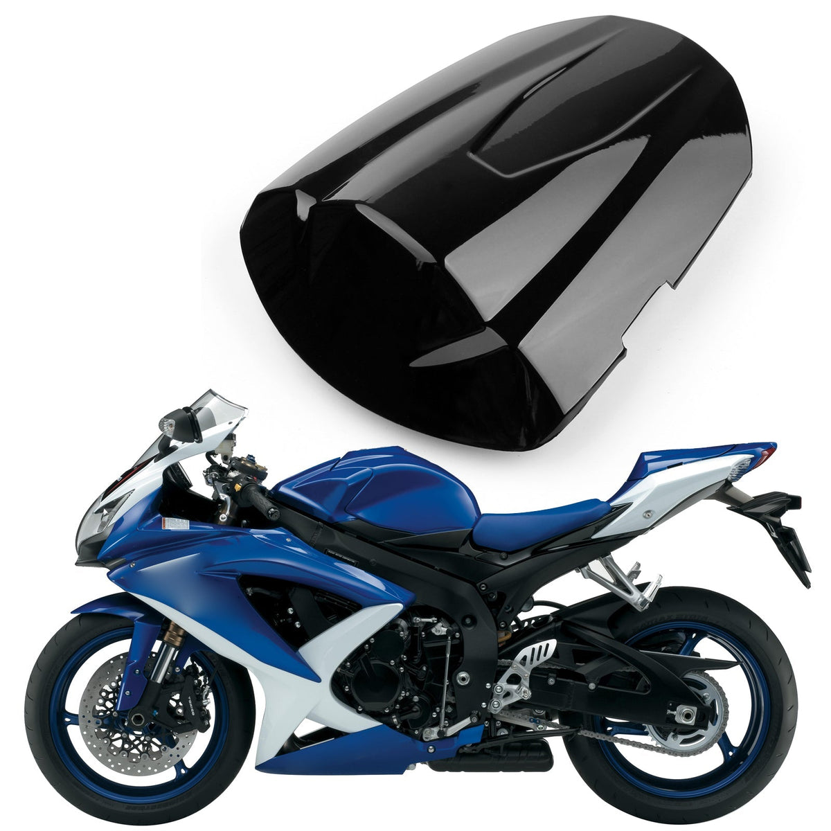 Rear Seat Cover cowl For Suzuki GSXR6 GSXR75 28-29 K8 Blue