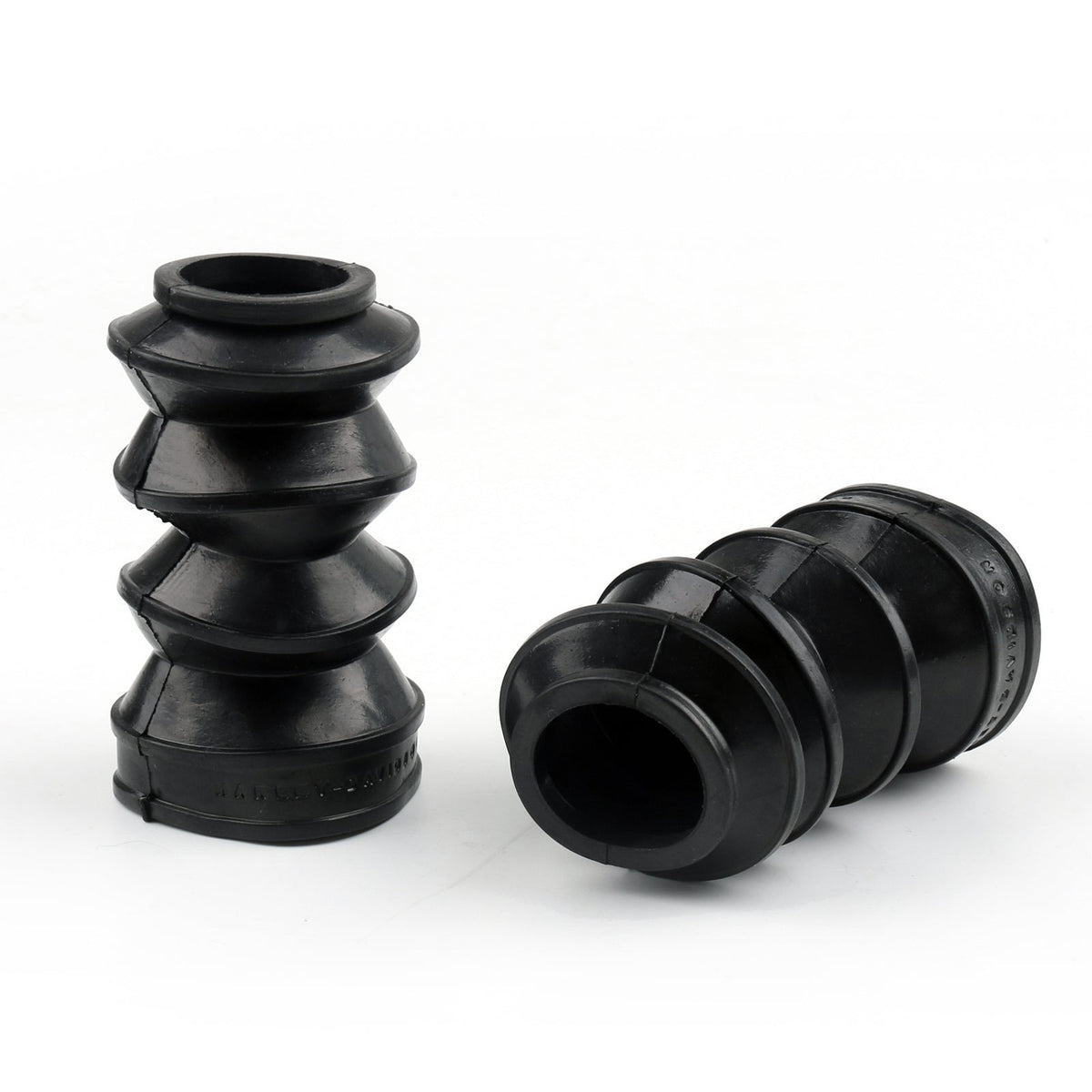 39mm Rubber Front Fork Boots Shock Gaiters For Harley Davidson Iron 883 XL883