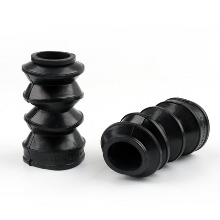 39mm Rubber Front Fork Boots Shock Gaiters For Harley Davidson Iron 883 XL883