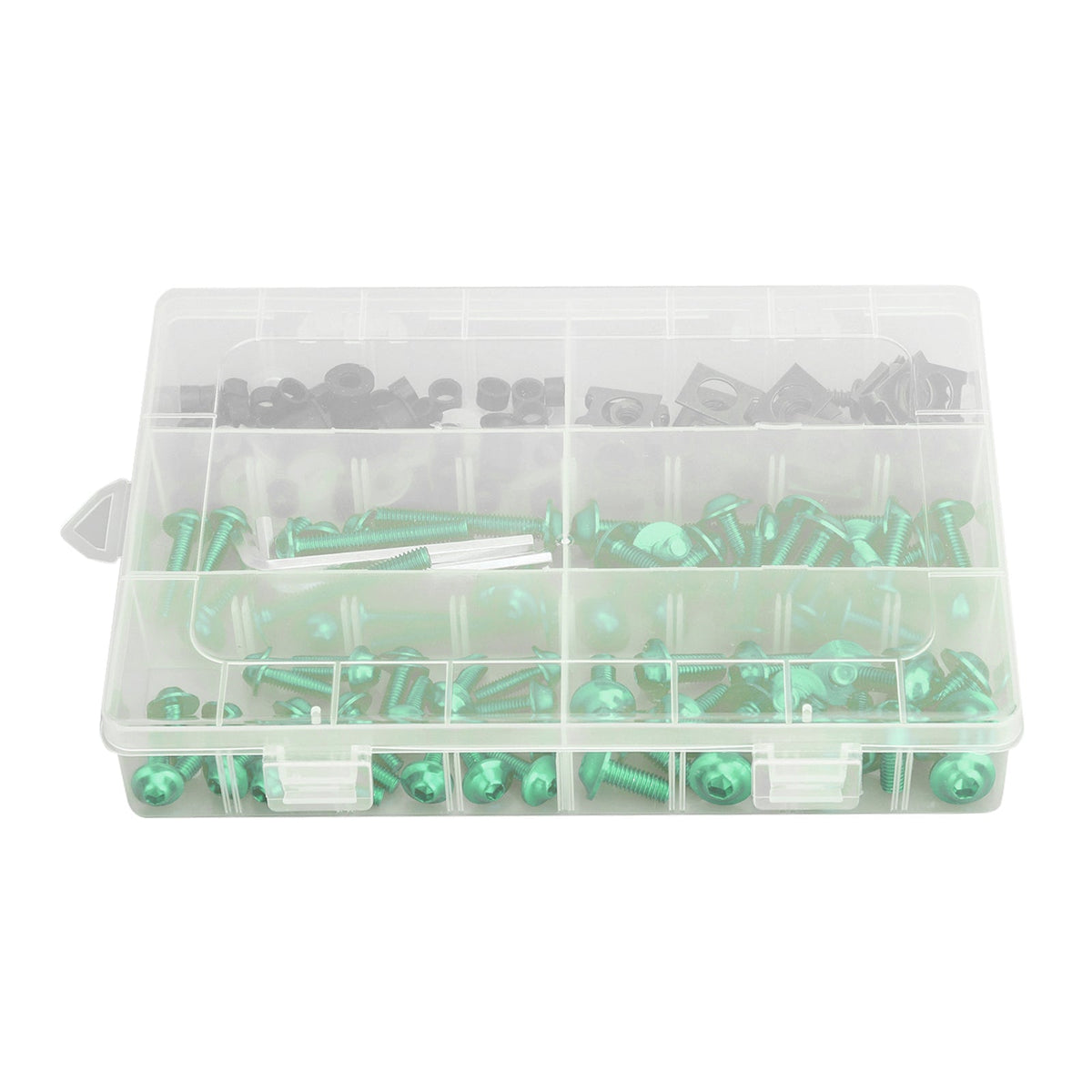 177PCS Motorcycle Sportbike Windscreen Fairing Bolts Kit Fastener Clips Screws