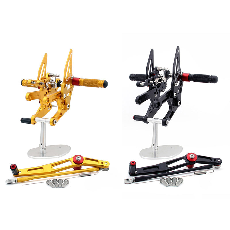 リアセット リアセット フットペグ 調整可能 ヤマハ YZF 600 R6 2006-2011 汎用