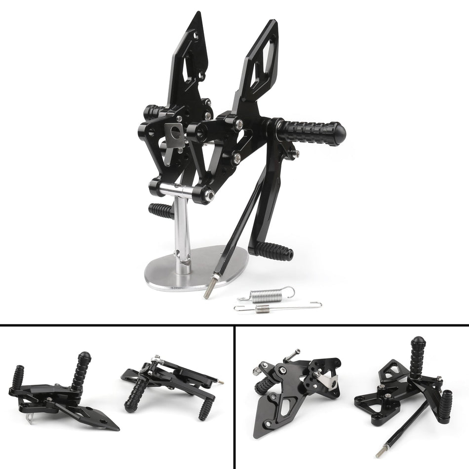 リアセット フットペグ フットレスト ヤマハ YZF R3 YZF R25 MT-03 MT25 2014-2020 汎用