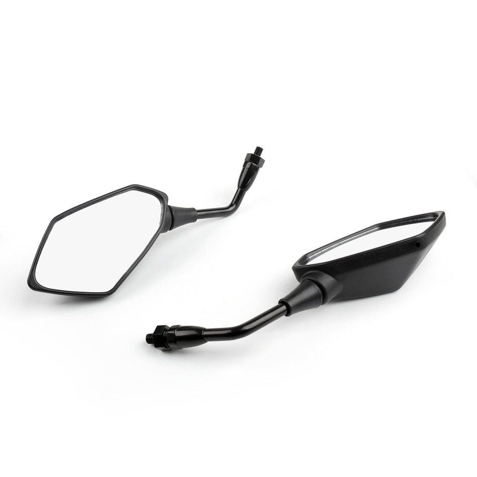 10mm ペア バックミラー カワサキ ZR-7 ZRX1200 2001-2008 ゼファー 1100/750 汎用