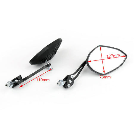 Universal 8mm 1mm Motorcycle Moto Spider Adjusted Rear View Side Mirrors