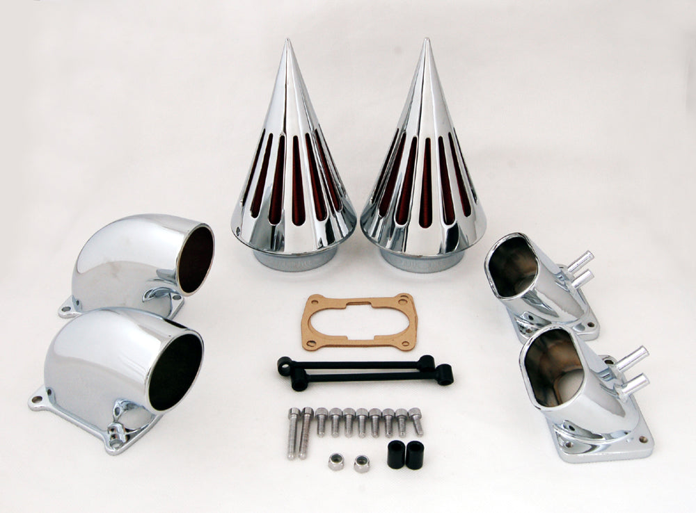 Chrome Spike Air Cleaner Intake Filter For Suzuki Boulevard M109