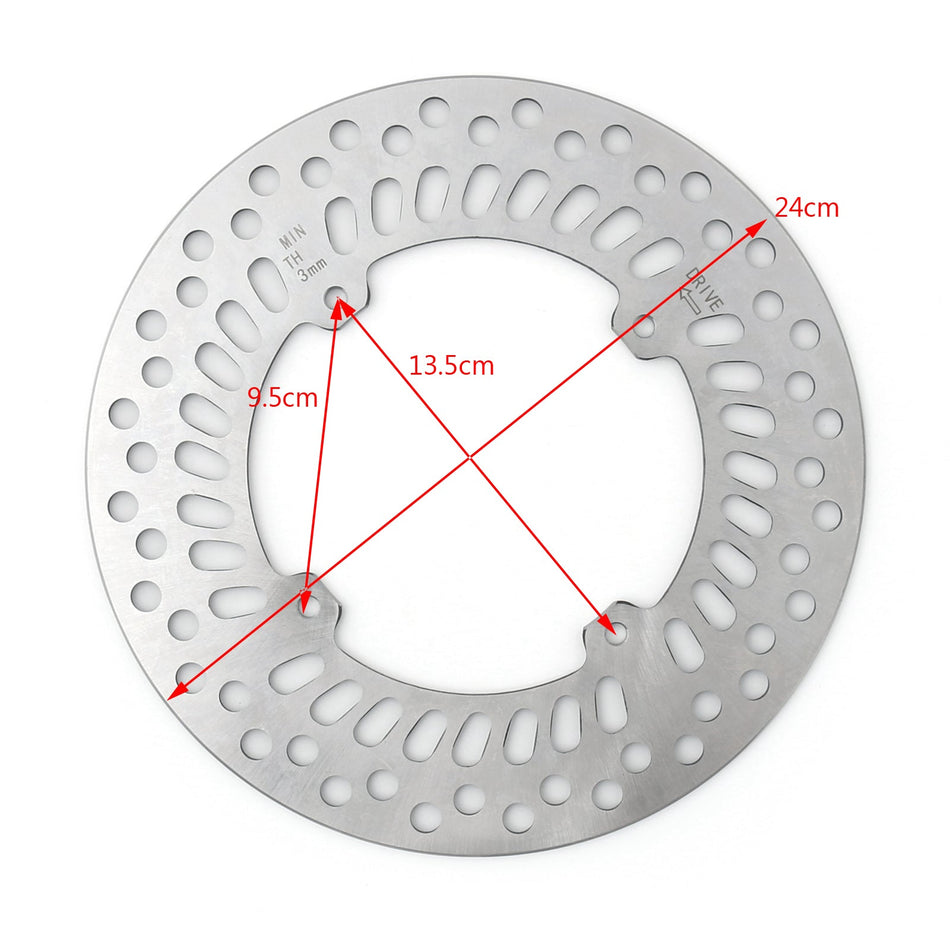 フロントブレーキディスクローター＆フロントブレーキパッド ホンダ CR125 CR250 CRF250R CRF250X 汎用