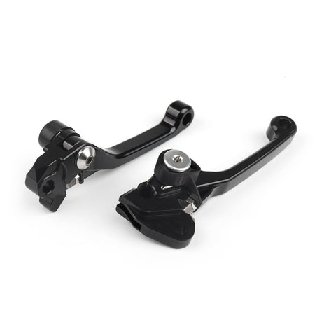 Pivot Brake Clutch Levers For Kawasaki KX65 KX85 KX25/KX25F KX125 24 Silver