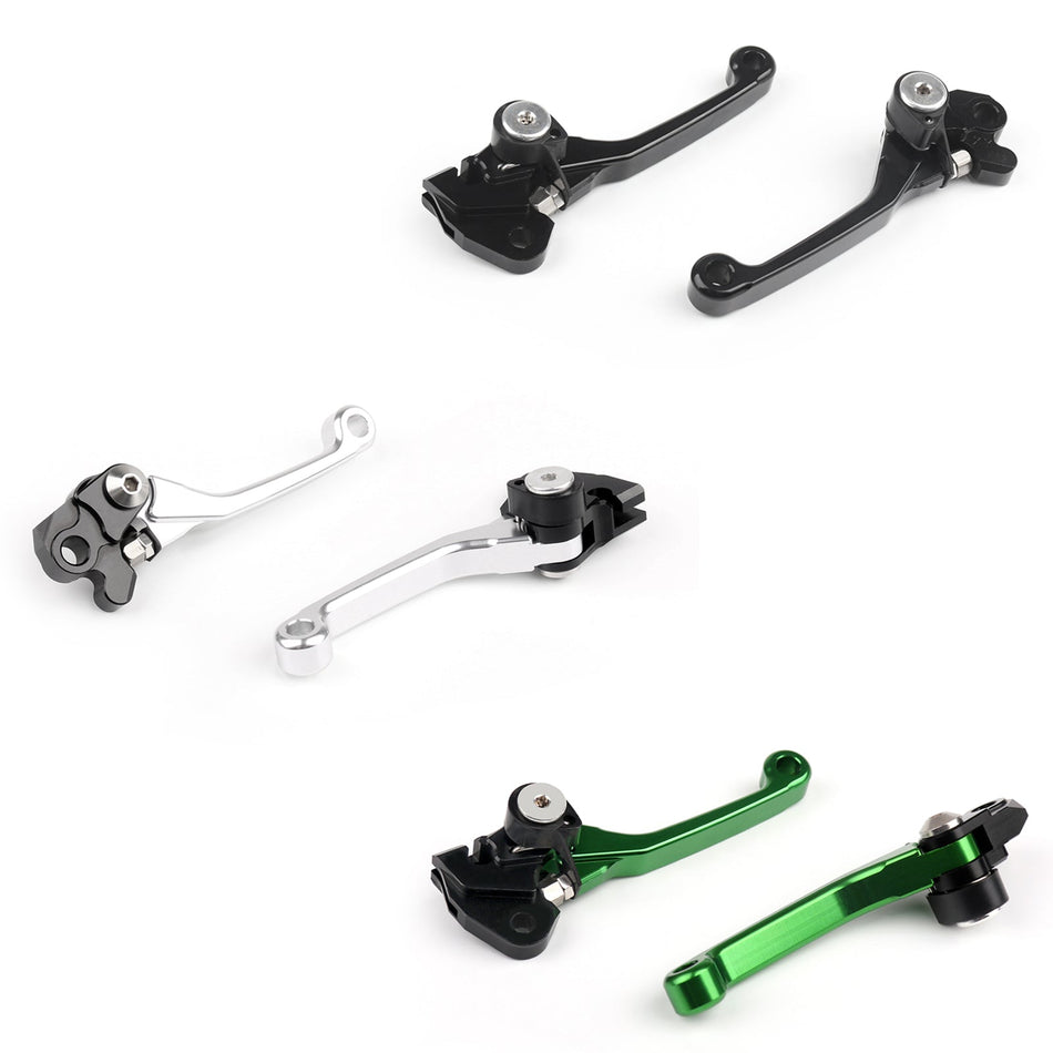 Pivot Brake Clutch Levers For Kawasaki KX65 KX85 KX250/KX250F KX125 2004 2003