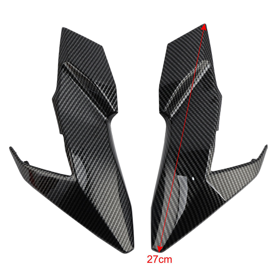 ABS フロントサイドヘッドライトパネルカバーフェアリングカウル カワサキ Z650 2017-2019用