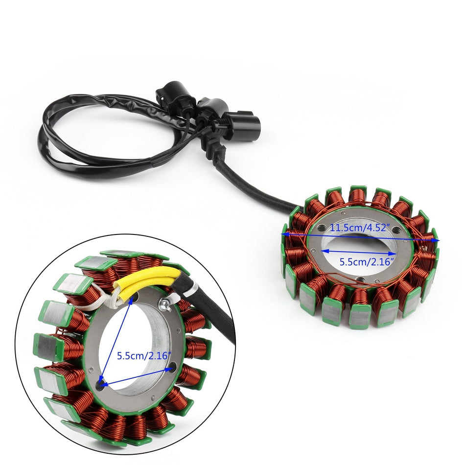 カワサキ ブルートフォース KVF 750 KRF750 Teryx FI (09-2012) 用ジェネレーター ステーター コイル 汎用