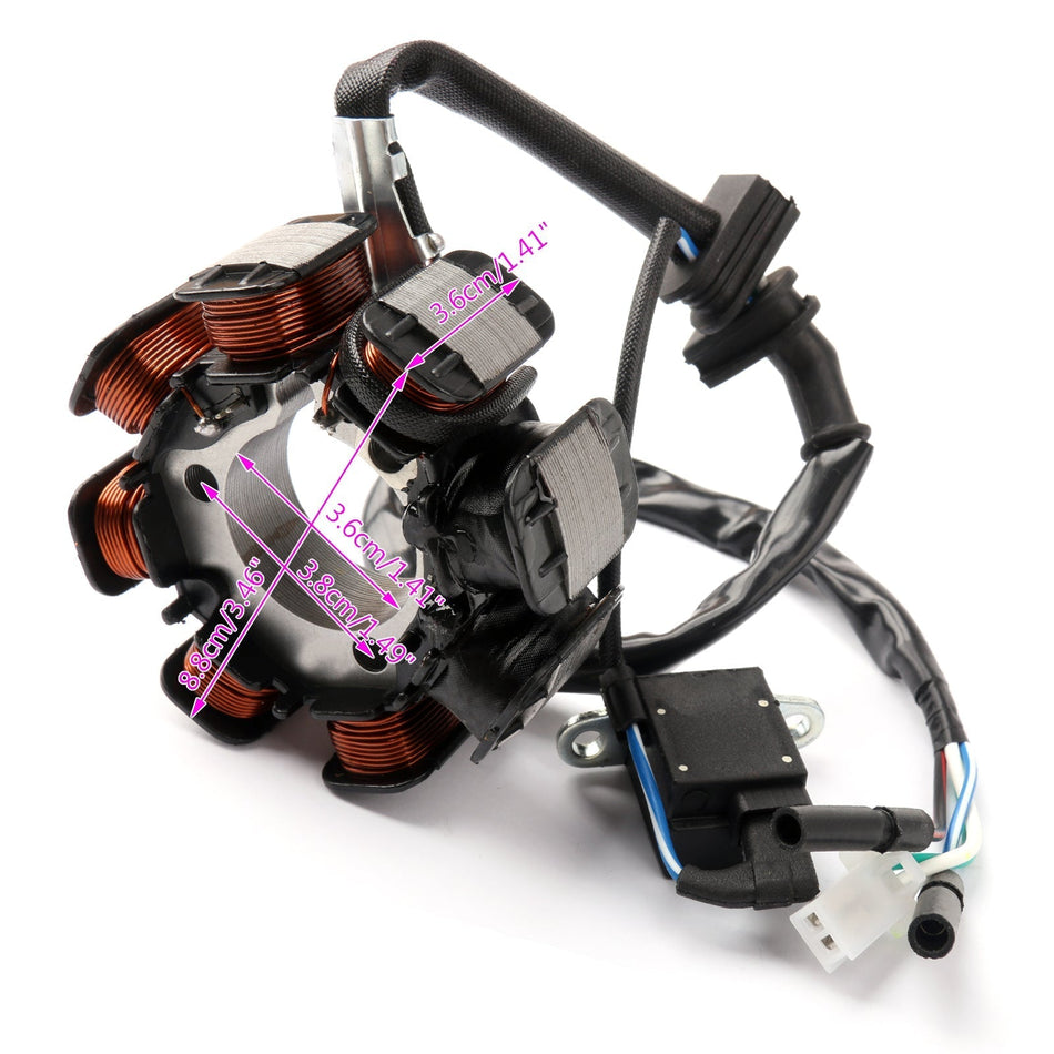 ホンダ TRX250 FourTrax 250 X 1987-1988/1991-1992 用ジェネレーター ステーター コイル 汎用