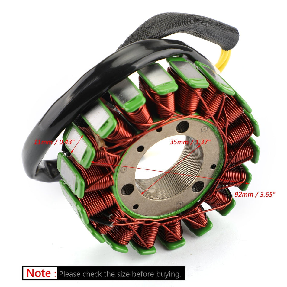 ステーターコイル 18 極 Kawasaki KLF220 Bayou 220 96-02 KLF250 Bayou 250 03-11 汎用