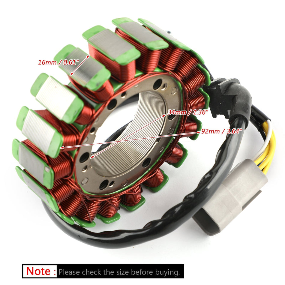 Can-Am Quest 500 650 4x4 02-04 Bombardier 420296325 汎用オルタネーター ステーター コイル
