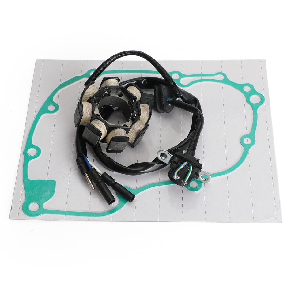マグネトコイルステーター+ジェネレーターガスケットアセンブリ ホンダCRF 450 R CRF450R 2004 汎用