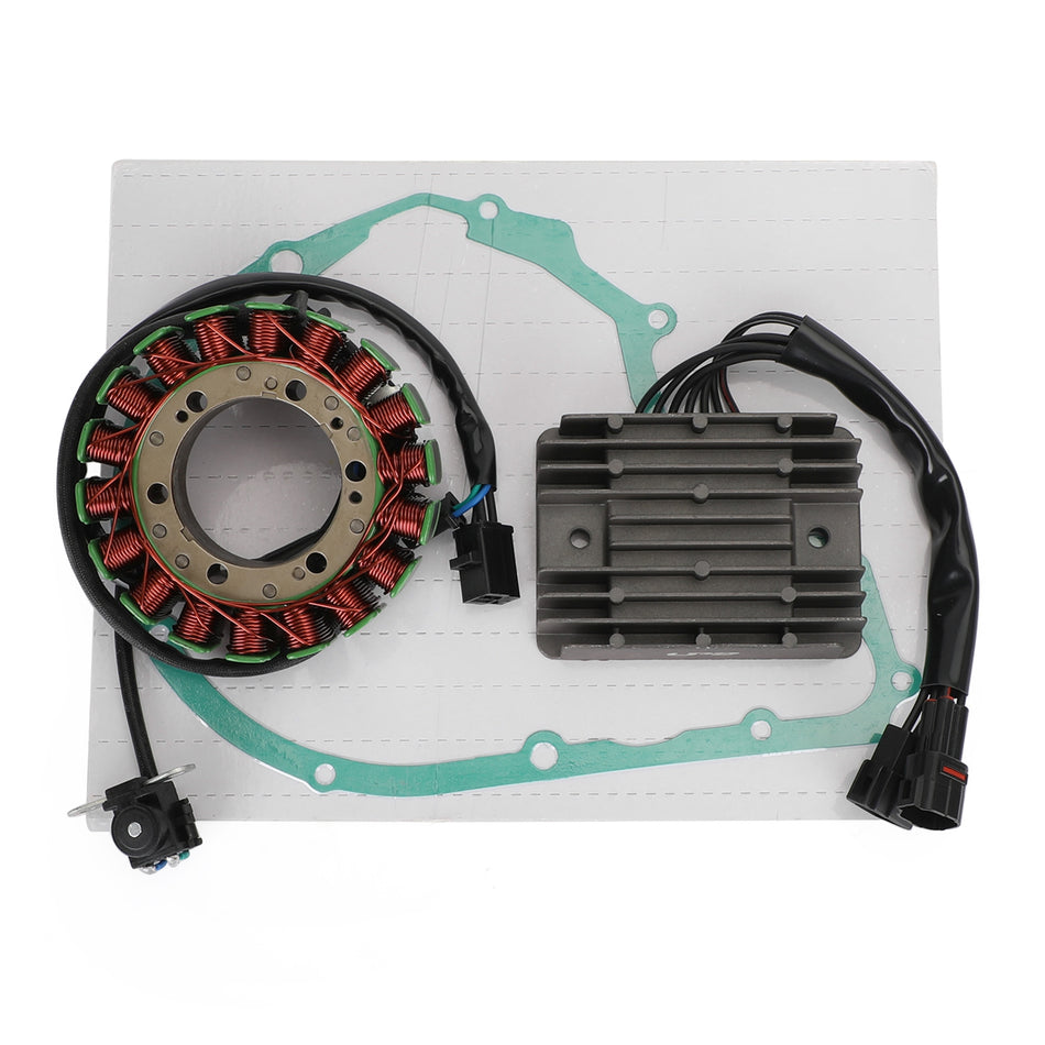 スズキ ボルジア VL800 (K5) 2001-2004用 マグネト ステーター + 電圧レクティファイア + ガスケット