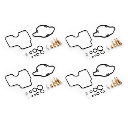 4 Sets Carburetor Rebuild Kits For Honda CBR600F2 CBR 600 F2 1991-1994 1992 1993