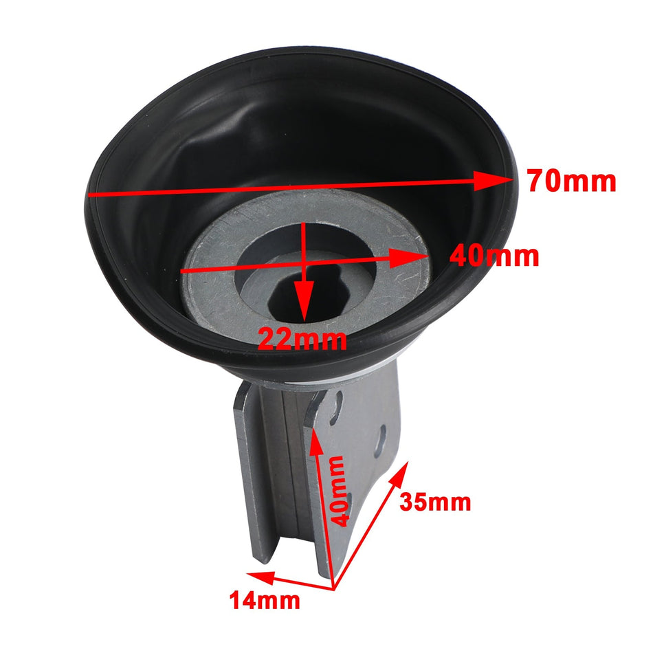 1xダイヤフラムキャブレターメンブレン、ヤマハXV 750 XV 1100 Virago Gussrad Genericに適合