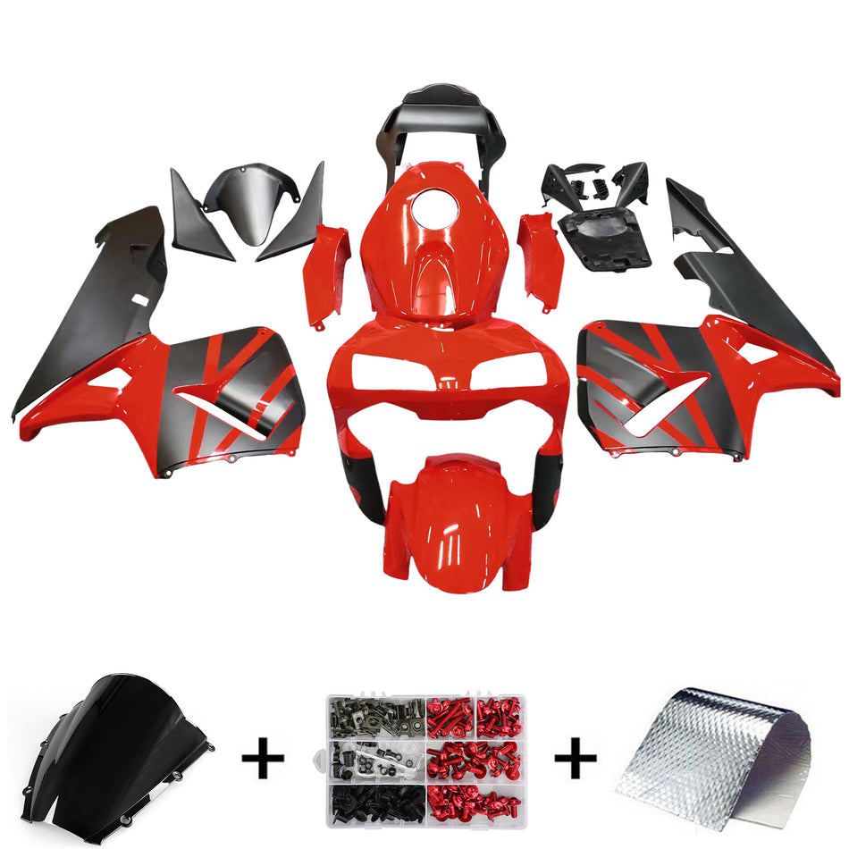 2003-2004 ホンダ CBR 600 RR Amotopart フェアリング レッド ブラック ホンダ レーシング カスタム フェアリング