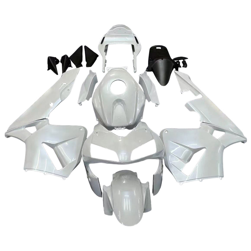 2003-2004 CBR600RR ボディワークフェアリング ホワイト ABS 射出成形プラスチックセット ジェネリック