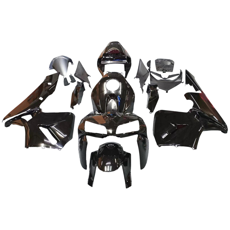 2005-2006 CBR600RR ボディワークフェアリング ブラック ABS 射出成形プラスチックセット ジェネリック