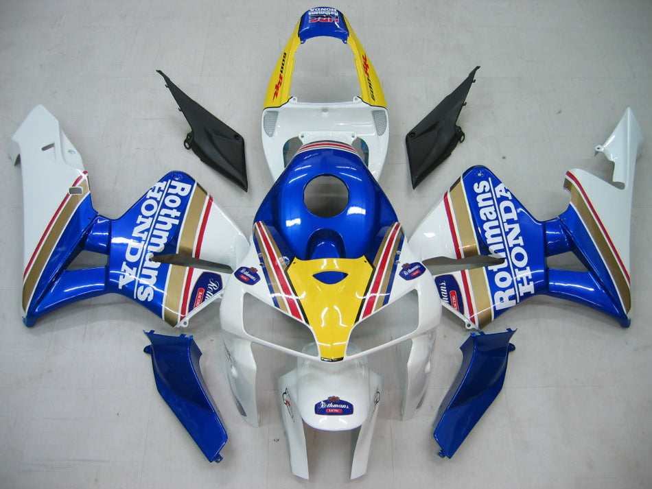 2005-2006 CBR600RR ボディワークフェアリング ブルー ABS 射出成形プラスチックセット ジェネリック
