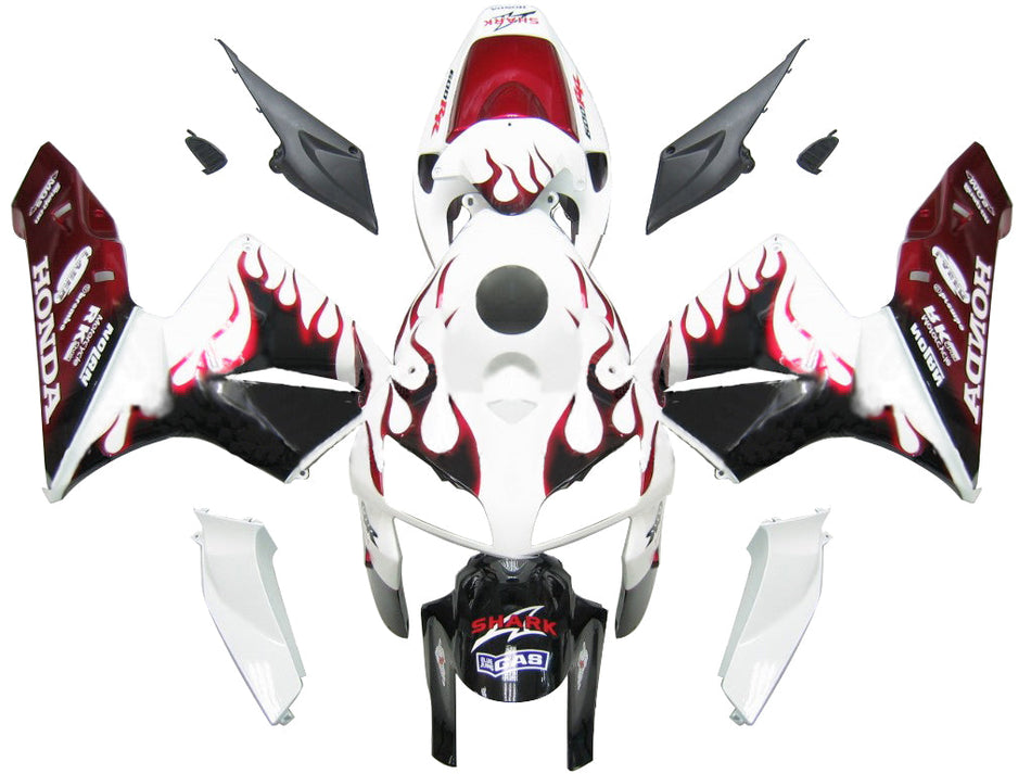 2005-2006 CBR600RR ボディワークフェアリング マルチカラー フレイム ABS 射出成形プラスチックセット ジェネリック