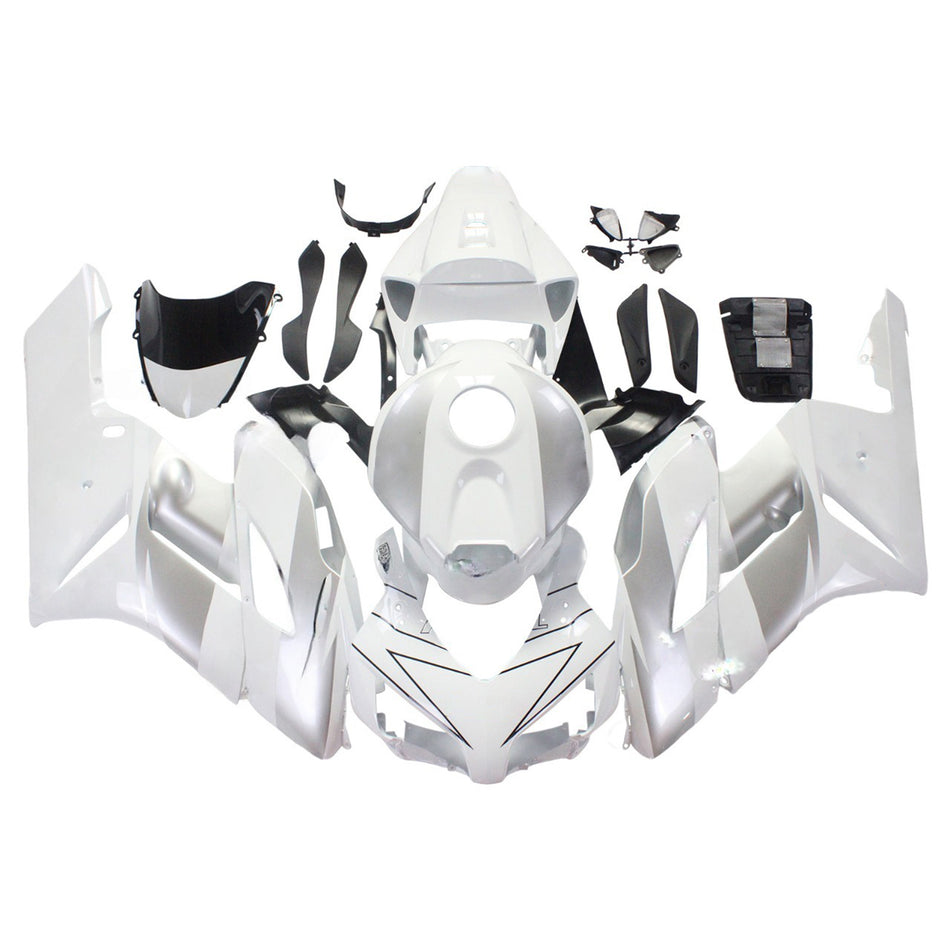 2004-2005 ホンダ CBR 1000 RR Amotopart フェアリング ホワイト シルバー レプソル レーシング カスタム フェアリング
