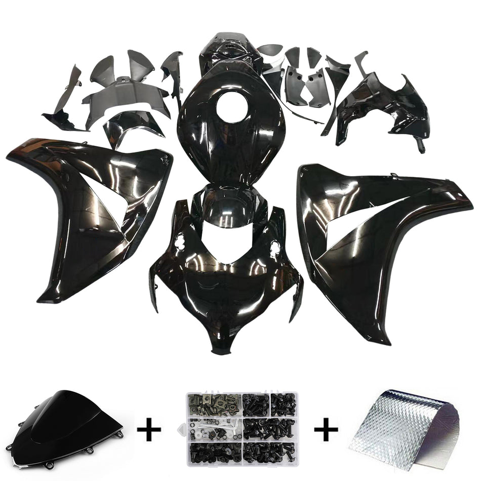 2008-2011 ホンダ CBR1000RR オールブラックフェアリングキット ジェネリック