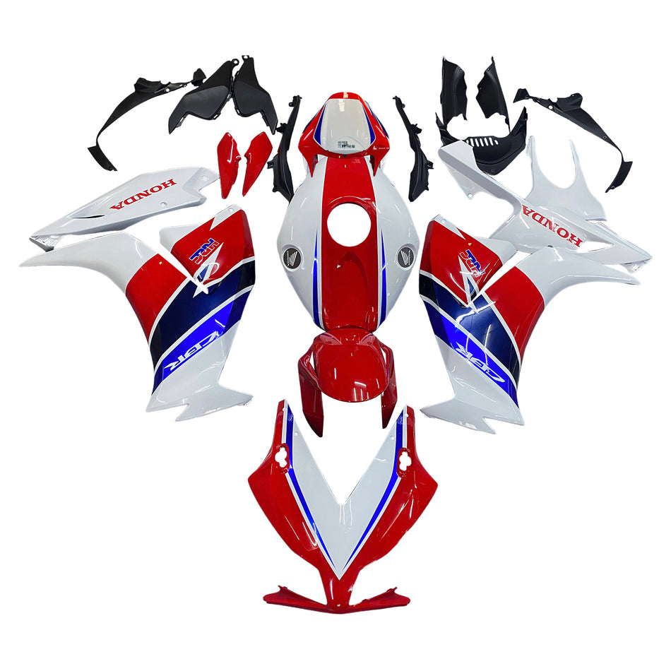 フェアリング 2012-2016 ホンダ CBR1000RR HRC ホワイト レッド ブルー レーシング ジェネリック