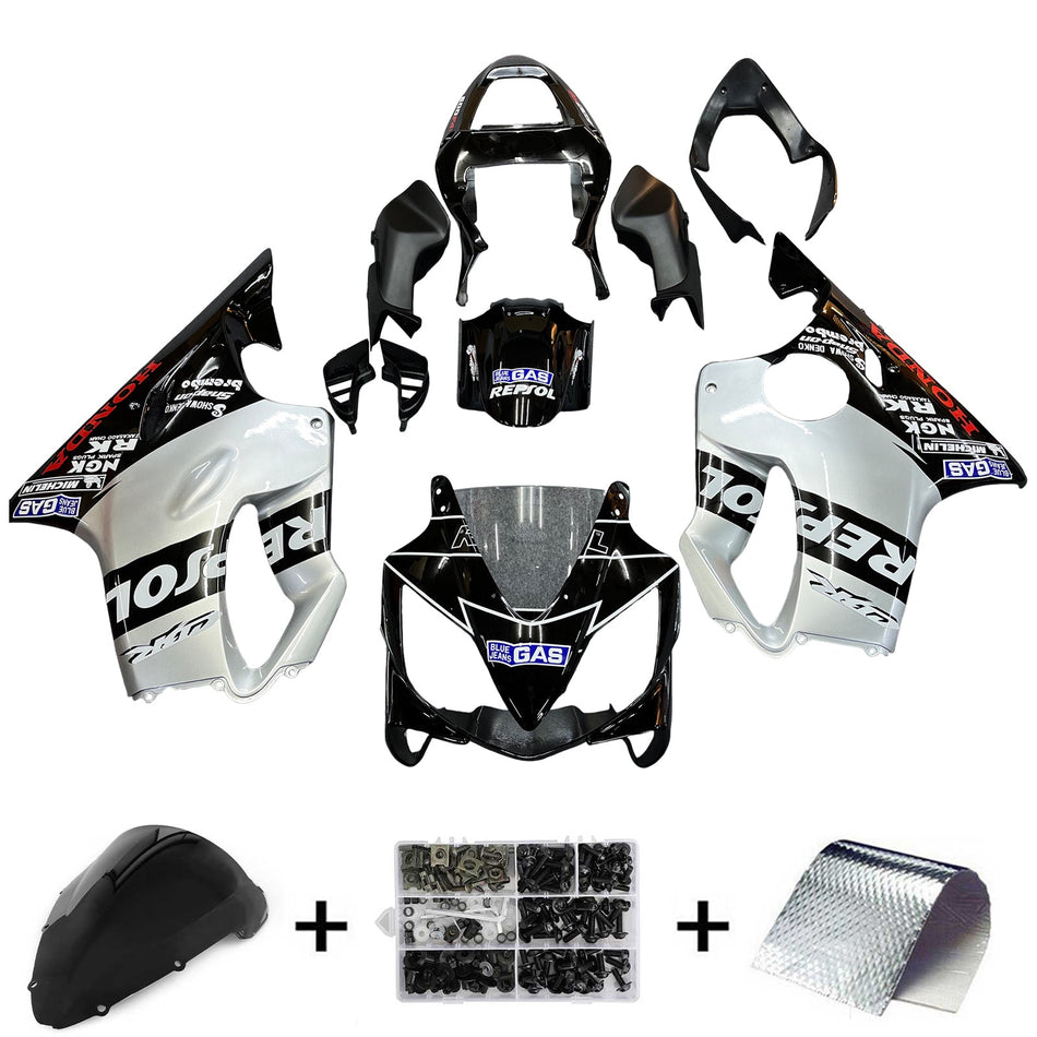 2001-2003 ホンダ CBR600 F4i インジェクションフェアリングキット ボディワーク プラスチック ABS#132
