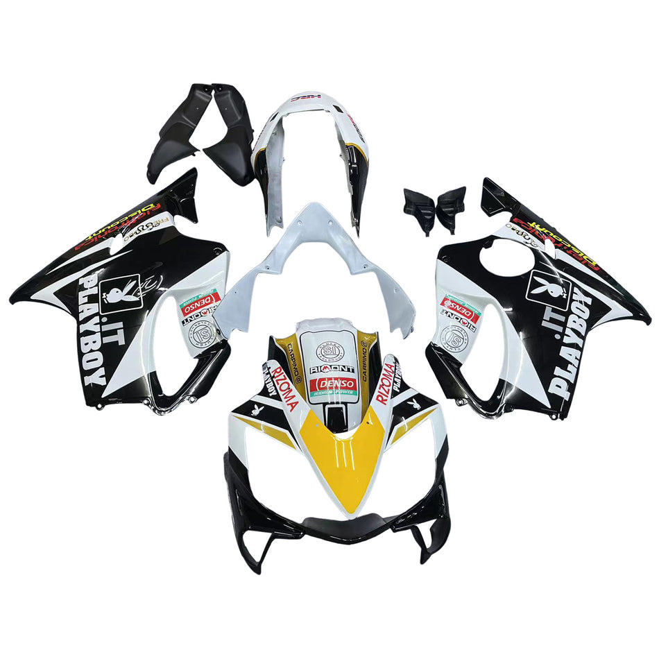 2004-2007 ホンダ CBR 600 F4i ブラック プレイボーイ レーシング フェアリング ジェネリック