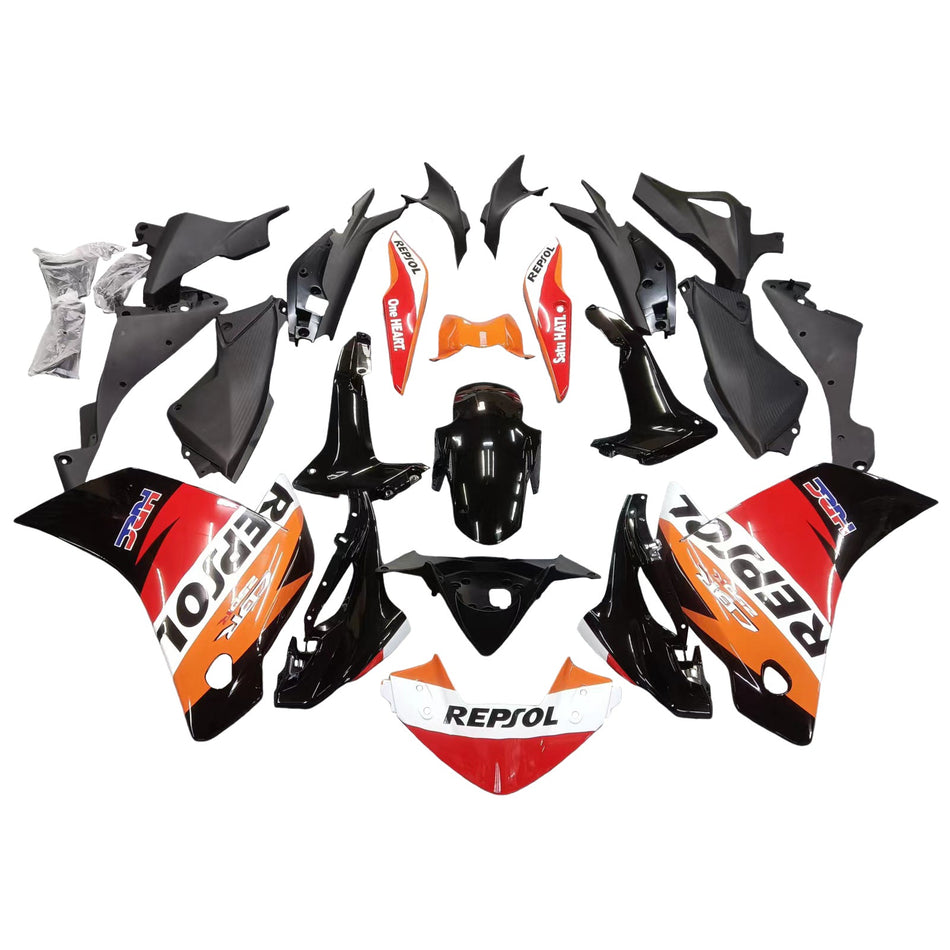 2011-2015 ホンダ CBR250R レプソル オレンジ レーシングフェアリング ジェネリック