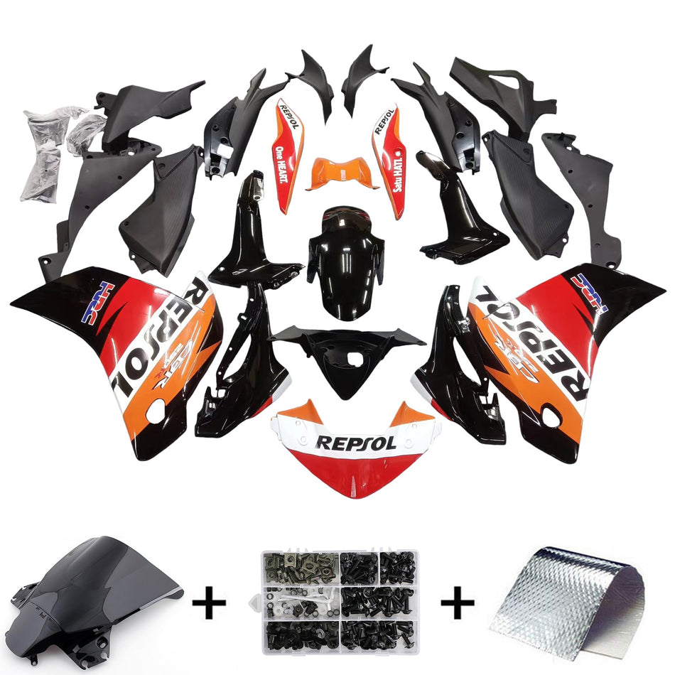 2011-2015 ホンダ CBR250R レプソル オレンジ レーシングフェアリング ジェネリック