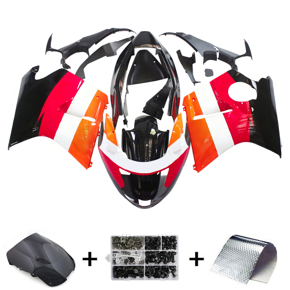 1996-2007 ホンダ CBR1100XX スーパーブラックバード アモトパーツ インジェクションフェアリングキット ボディワーク ABS #108