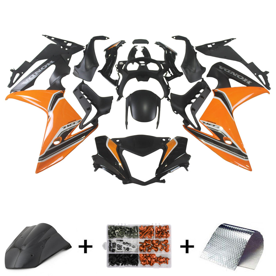 2014-2019 ホンダ CBR650F Amotopart インジェクションフェアリングキット ボディワーク プラスチック ABS #108