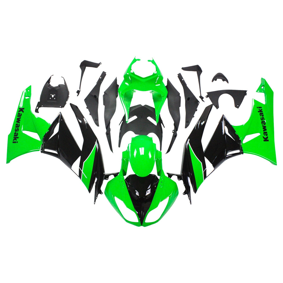 2009-2012 カワサキ ZX6R 636 Amotopart インジェクションフェアリングキット ボディワーク プラスチック ABS #104