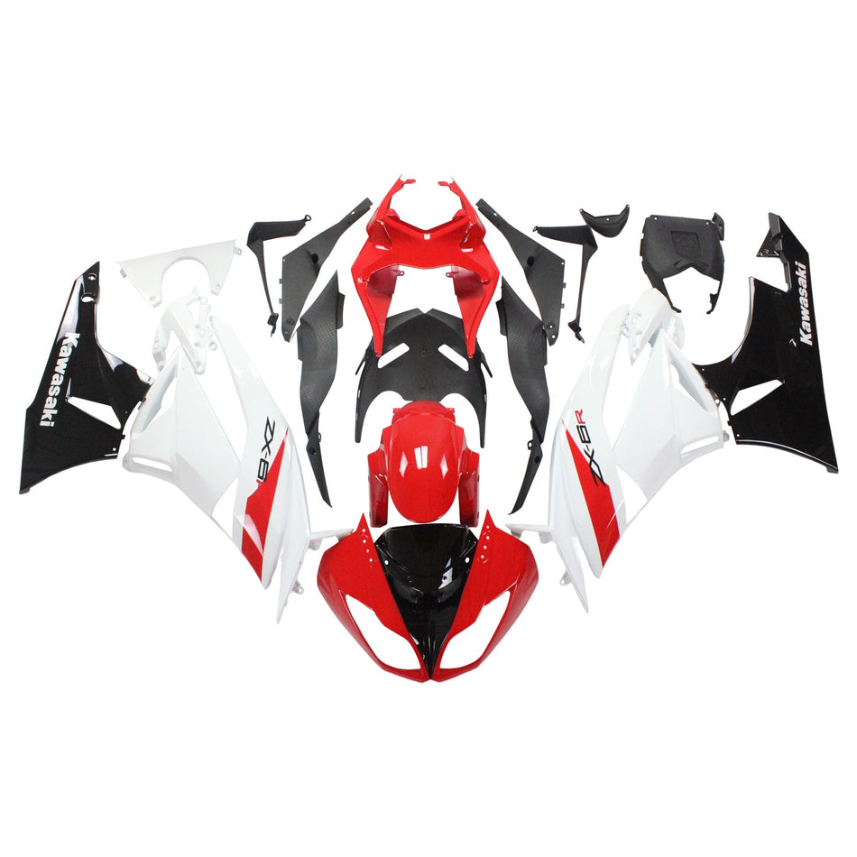 2009-2012 カワサキ ZX6R 636 Amotopart インジェクションフェアリングキット ボディワーク プラスチック ABS #113