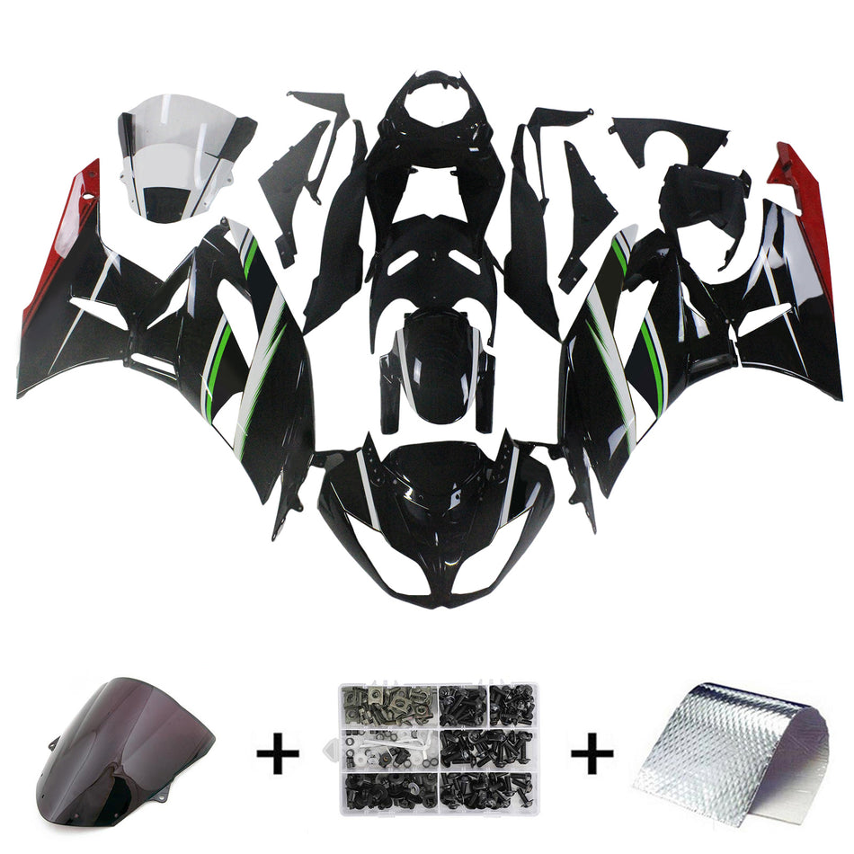 2009-2012 カワサキ ZX6R 636 フェアリングキット ボディワーク プラスチック ABS