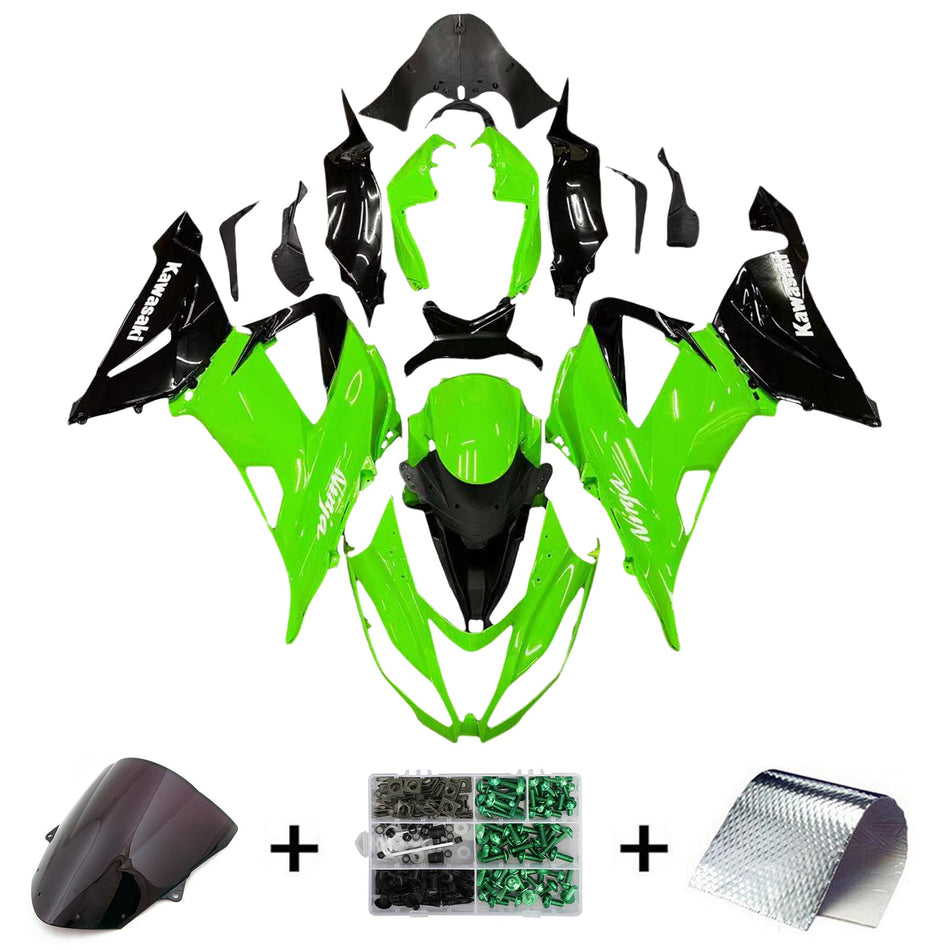 2013-2018 カワサキ ZX6R 636 Amotopart インジェクションフェアリングキット ボディワーク プラスチック ABS #101