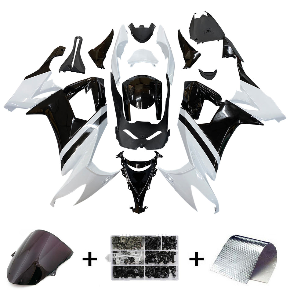 2008-2010 カワサキ ZX10R Amotopart インジェクションフェアリングキット ボディワーク プラスチック ABS #104