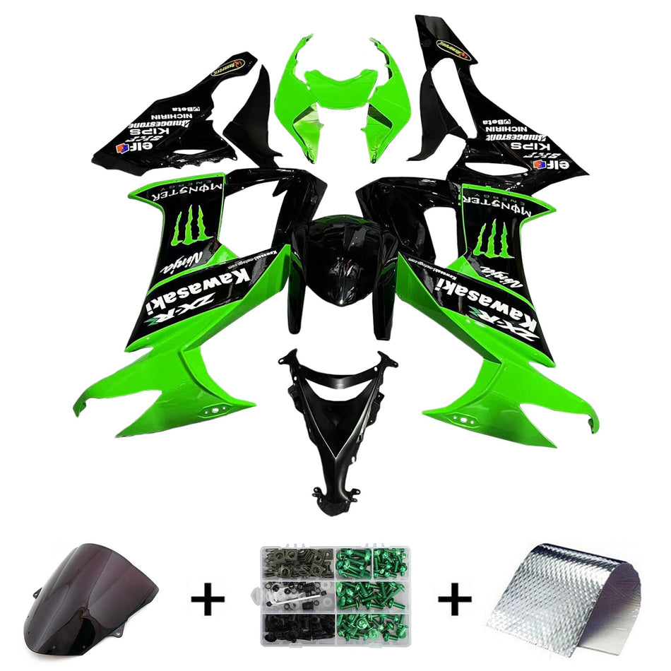 2008-2010 カワサキ ZX10R インジェクションフェアリングキット ボディワーク プラスチック ABS