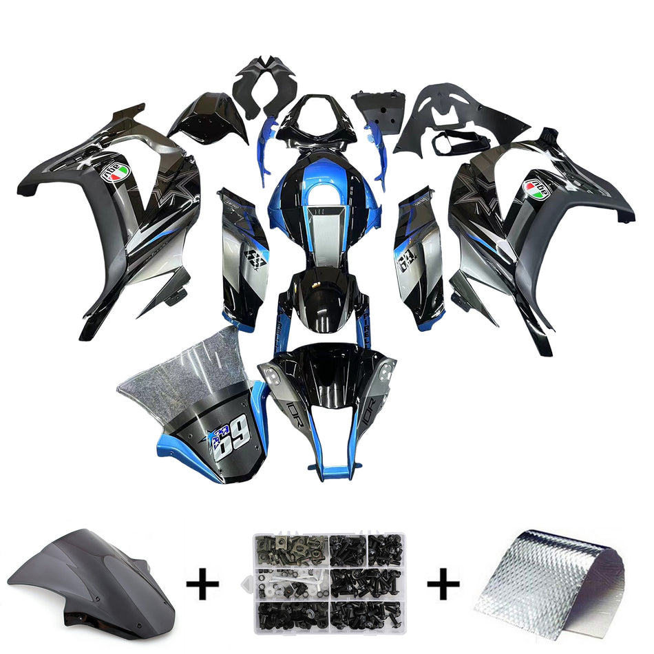 2011-2015 カワサキ ZX10R インジェクションフェアリングキット ボディワーク プラスチック ABS #120