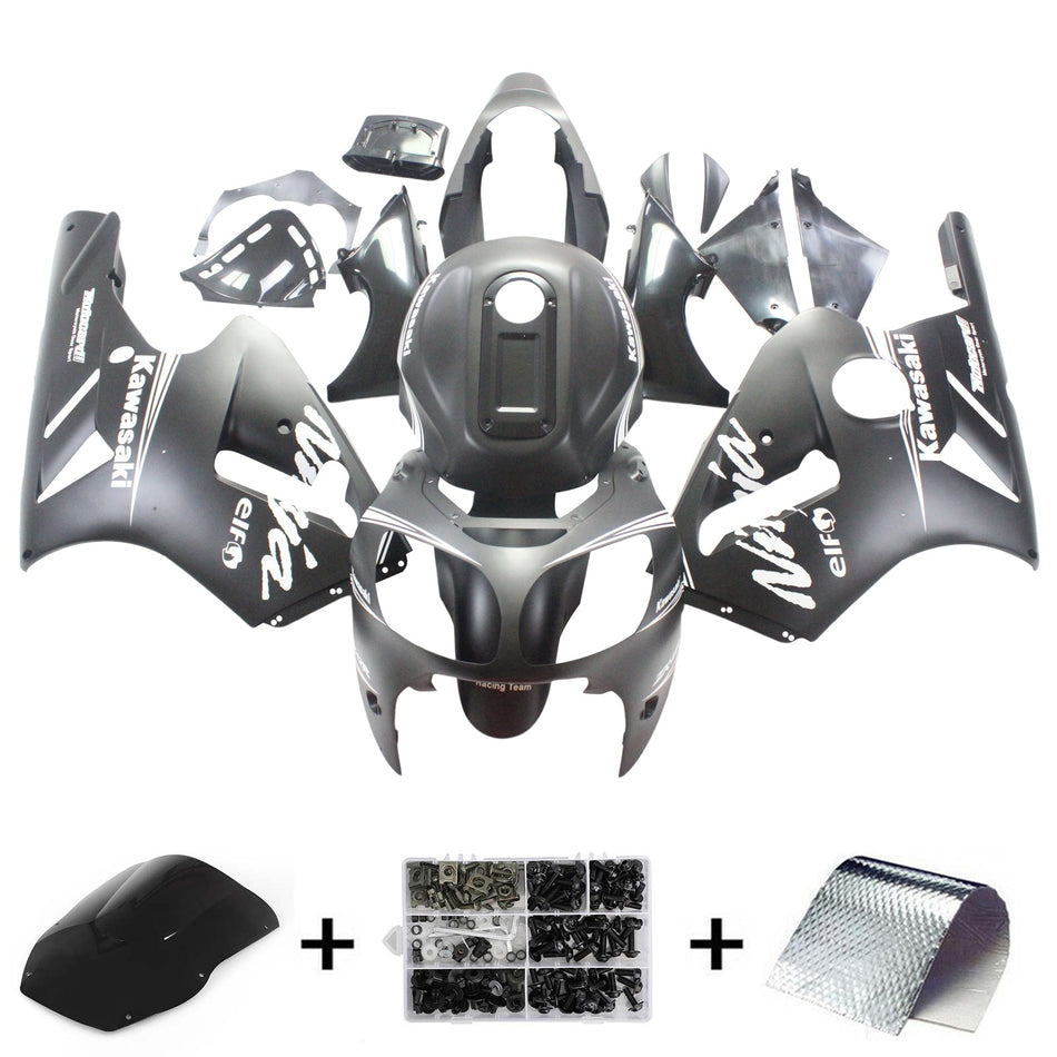 2000-2001 カワサキ ZX12R Amotopart インジェクションフェアリングキット ボディワーク プラスチック ABS #107