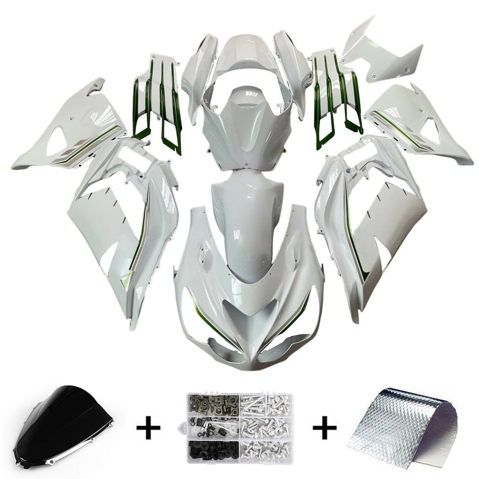 2012-2022 カワサキ ZX14R ZZR1400 インジェクションフェアリングキット ボディワーク